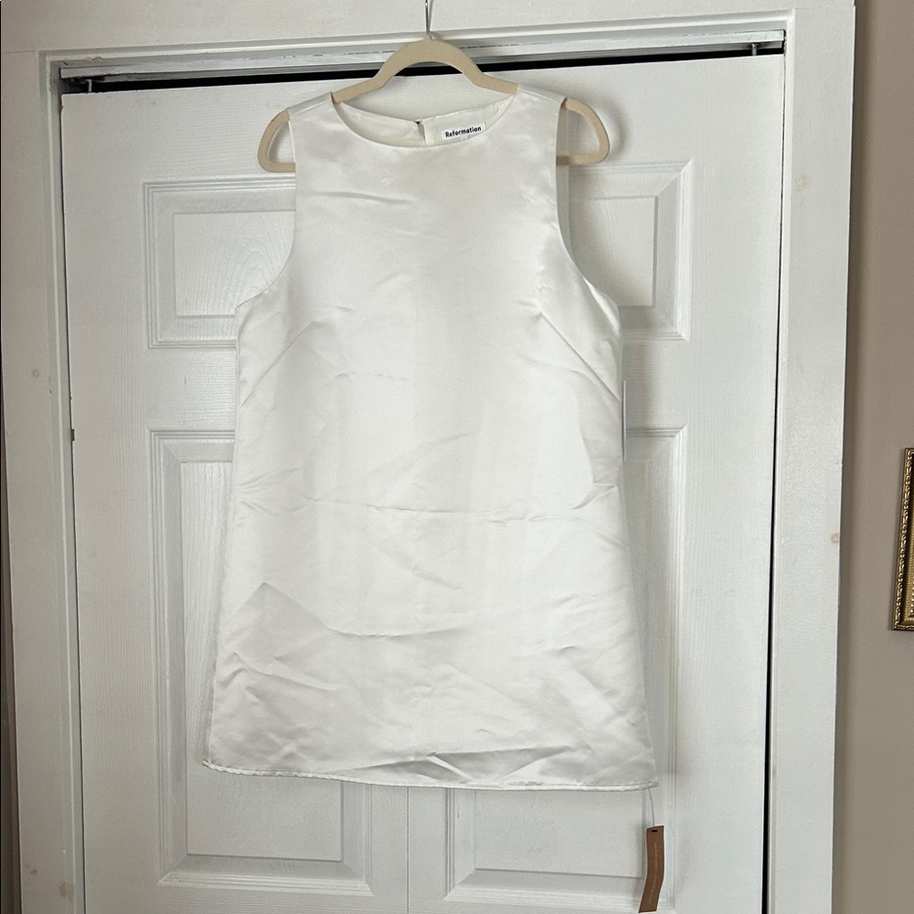 Reformation White Mini Dress